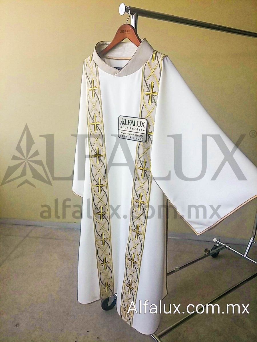 13 REINO Blanco Bronce DALMATICA Doble Raya 34